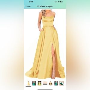 Yellow Formal Dress